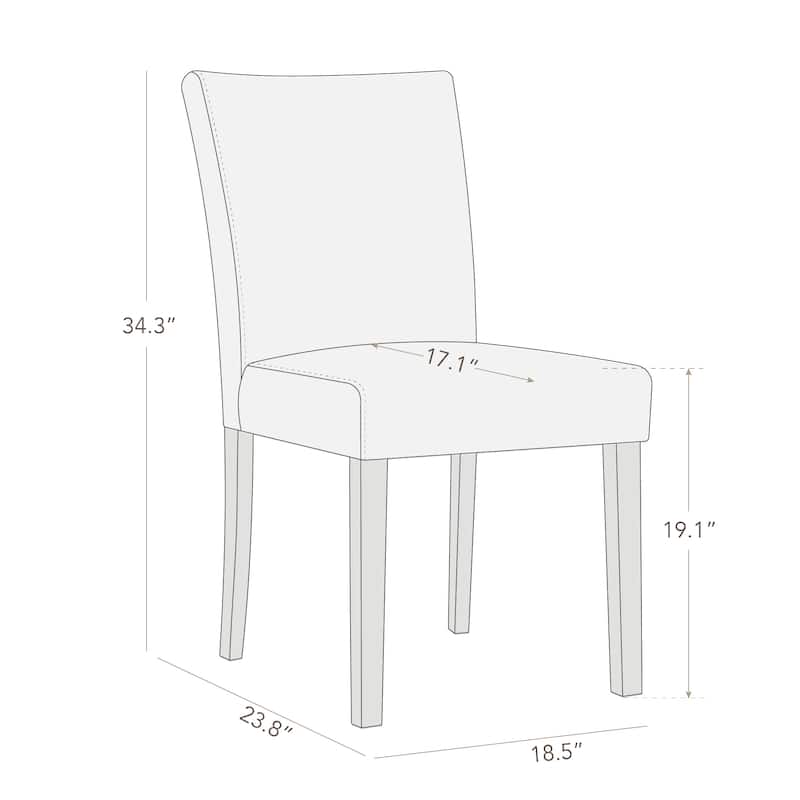 Alvin Upholstered Dining Chair Set of 2