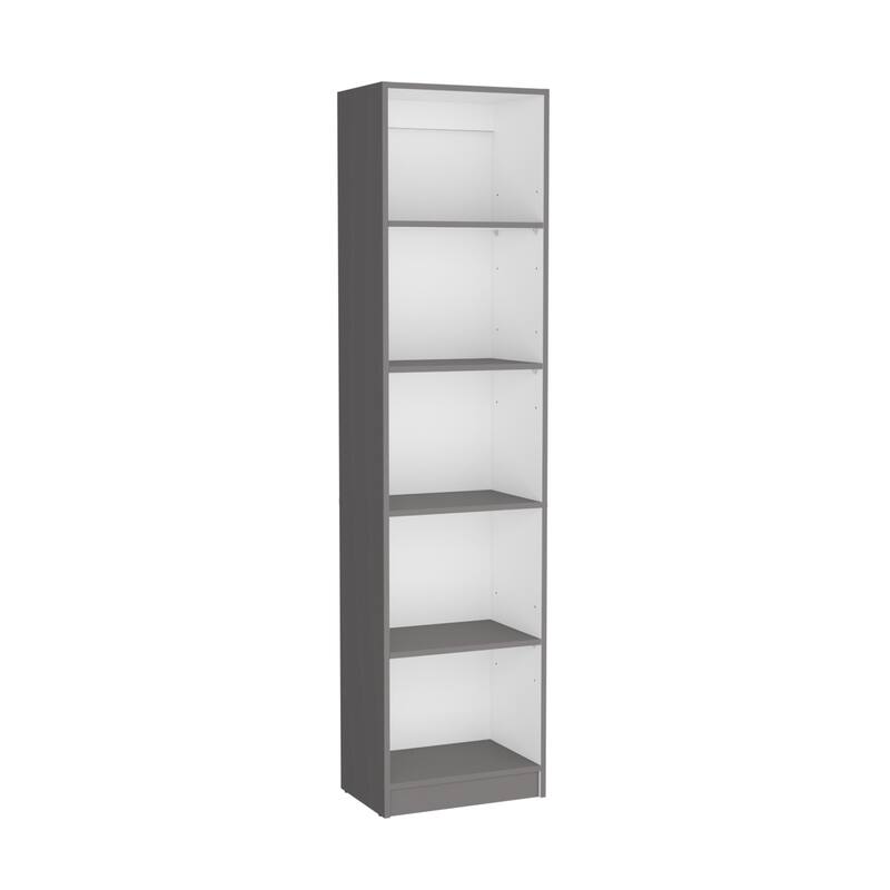 Vinton XS Bookcase Compact Bookshelf with Multiple Shelves