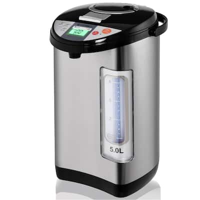 Costway 5-Liter LCD Water Boiler and Warmer Electric Hot Pot Kettle - 9''X12''X16''