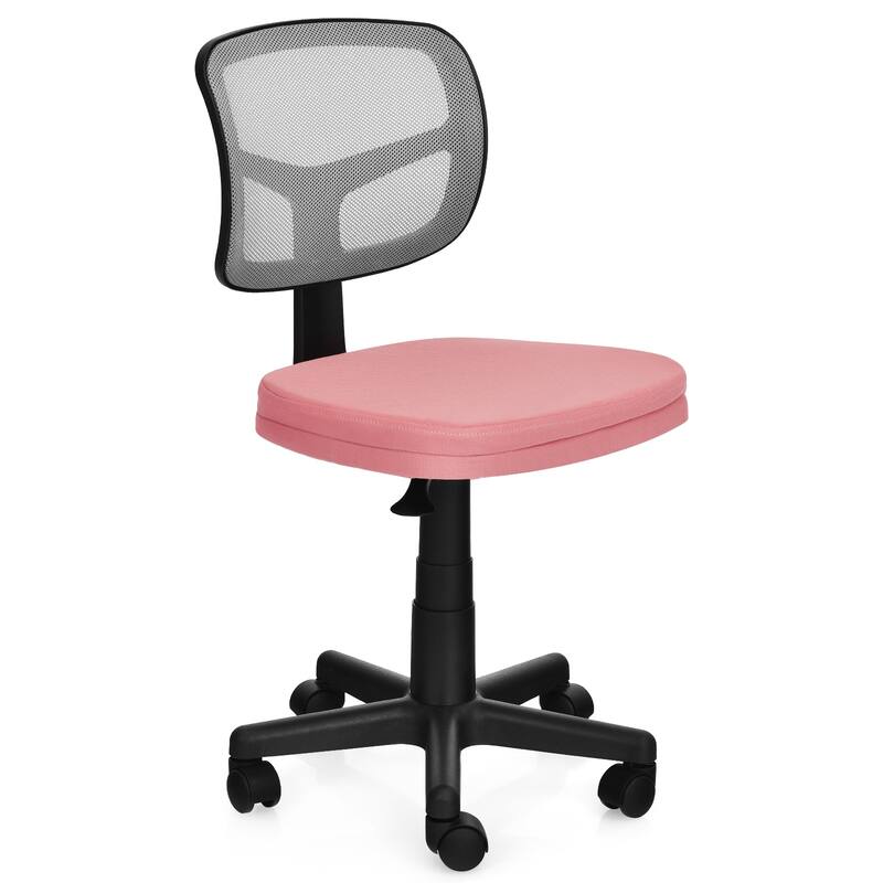 Costway Armless Office Chair Adjustable Swivel Computer Mesh Desk - See details
