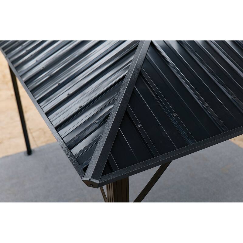 10*10 color steel tile double-roof pavilion gazebo