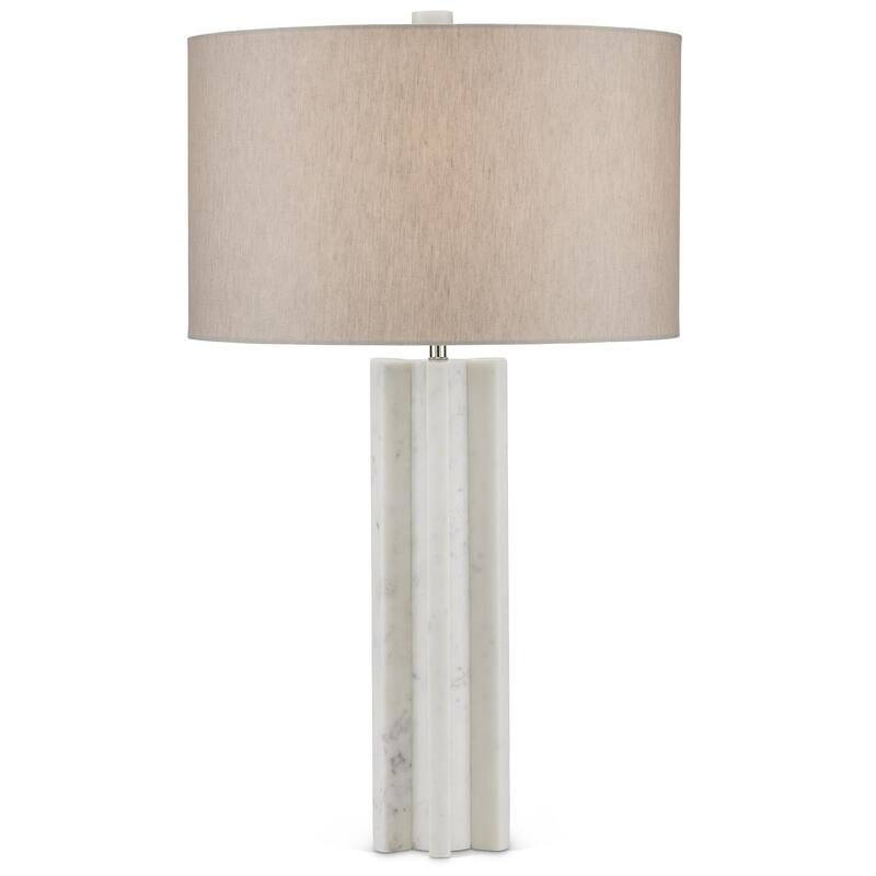 Currey & Company Mercurius Marble Table Lamp - 30.5"h x 18"dia