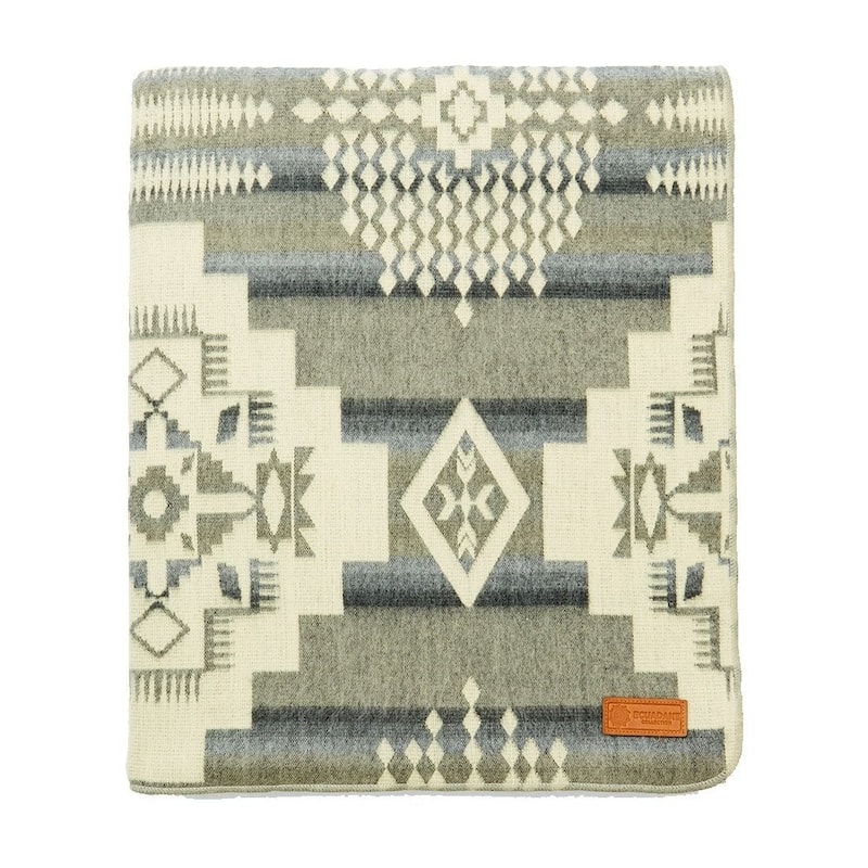 Southwest Handmade Blanket - Light Gray