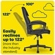 preview thumbnail 60 of 86, Serta Hannah Office Chair with Headrest Pillow, Adjustable Ergonomic Desk Chair with Lumbar Support