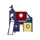 preview thumbnail 52 of 117, JACKPOT Prince & Princess Low Loft Twin Bed, Ladder Slide Tent & Tower