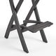 preview thumbnail 16 of 33, Polaris 45-inch 5-piece Outdoor Bar Table Set by Christopher Knight Home