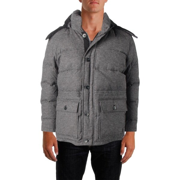 vince camuto long puffer coat