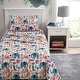 preview thumbnail 12 of 16, Poppy & Fritz Kids Soft & Cozy Printed Sheet Sets Wild Animals Pink - Full