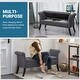 preview thumbnail 9 of 26, Yaheetech Modern Fabric Tufted Storage Bench with Cushioned Ottoman