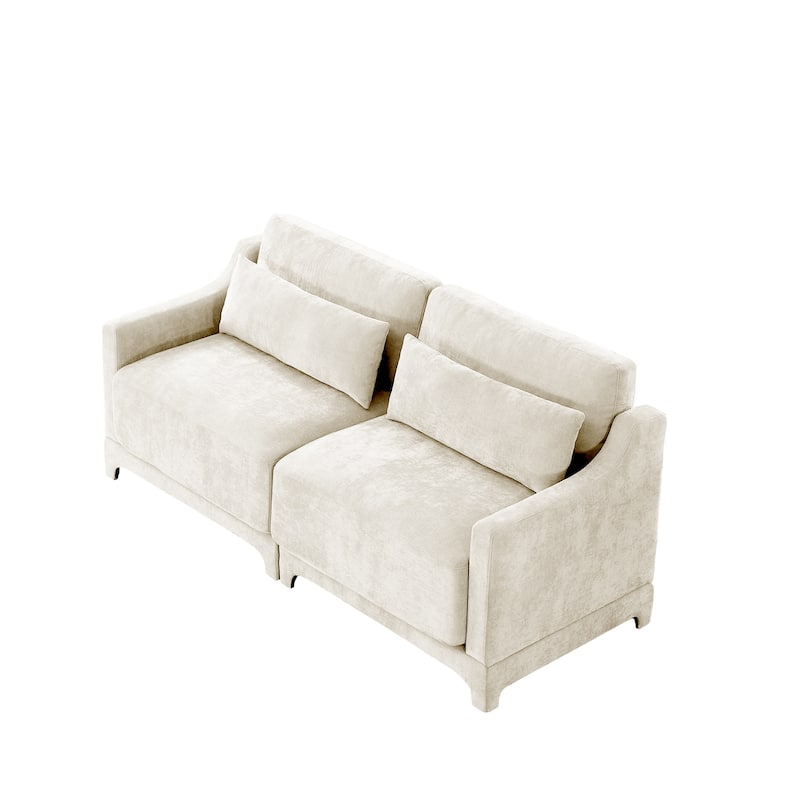 GDFStudio - Llewellyn Two-Seater Chenille Sofa