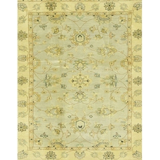 Ahgly Company Machine Washable Abstract Mustard Yellow Area Rugs - Bed 