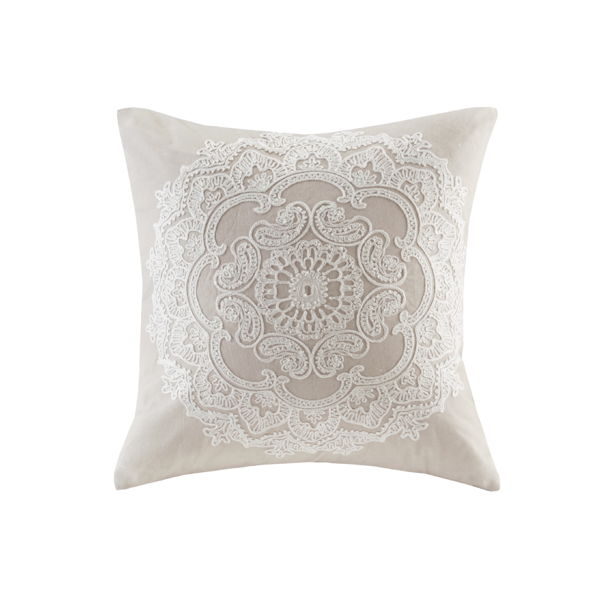 Harbor House Suzanna Taupe Square Pillow