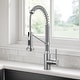 preview thumbnail 13 of 158, Kraus Bolden 2-Function 1-Handle Commercial Pulldown Kitchen Faucet