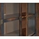 preview thumbnail 11 of 31, The Beach House Design Accent Cabinet w/ Glass Doors