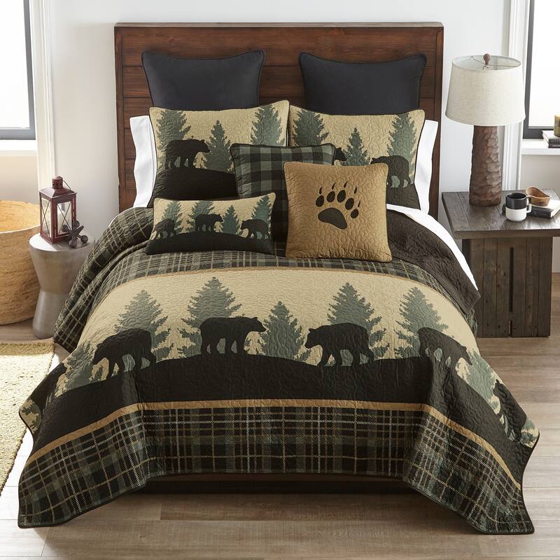 Donna Sharp Bear Walk Plaid Quilt Collection