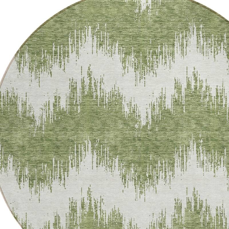 HomeRoots Chevron Transitional Rectangle Outdoor Rug