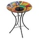 preview thumbnail 2 of 3, Regal Art & Gift 23 Inch Solar Fountain/Birdbath with Stand - Sedona