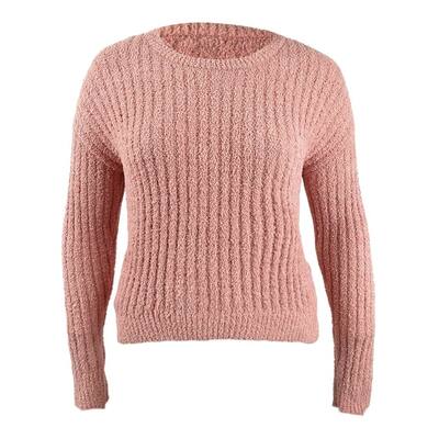 Crave Fame Juniors' Ribbed Cropped Sweater