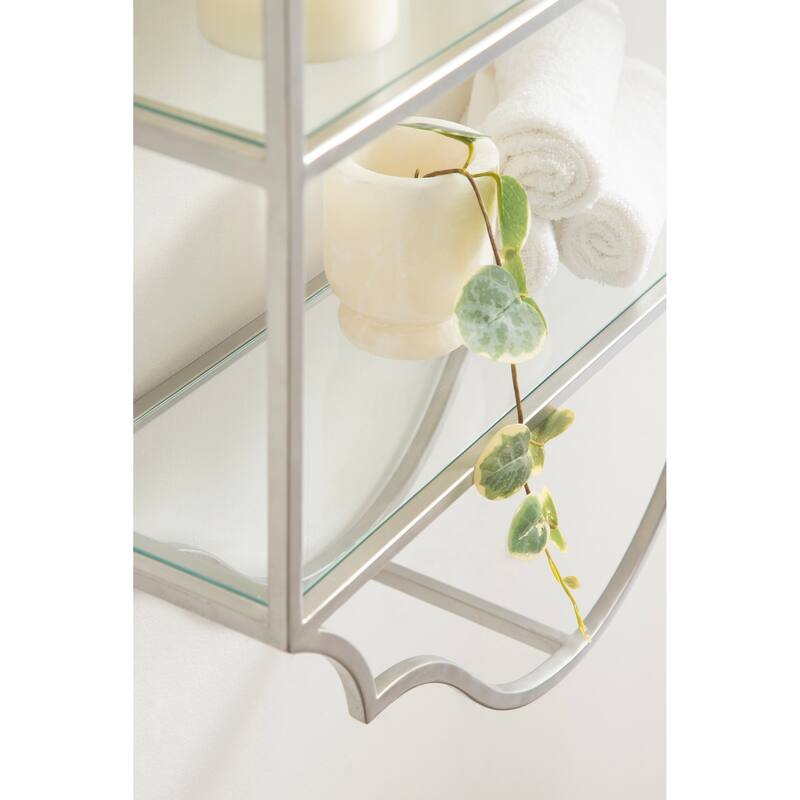 Kate and Laurel Leanna Tiered Wall Shelf