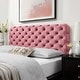 preview thumbnail 2 of 54, Lizzy Tufted Twin Performance Velvet Headboard
