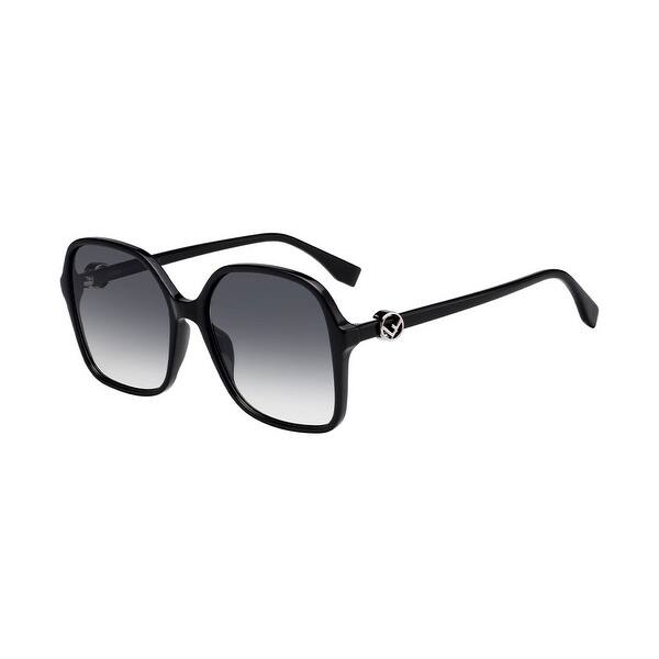 Shop Fendi Women S Sunglasses Plastic Cat Eye Black One Size