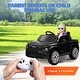 preview thumbnail 3 of 18, Licensed Qaba Chevrolet Silverado EV RST 12V Ride-On Car, Parent Remote, Soft Start, Music, 3 Speeds, Black