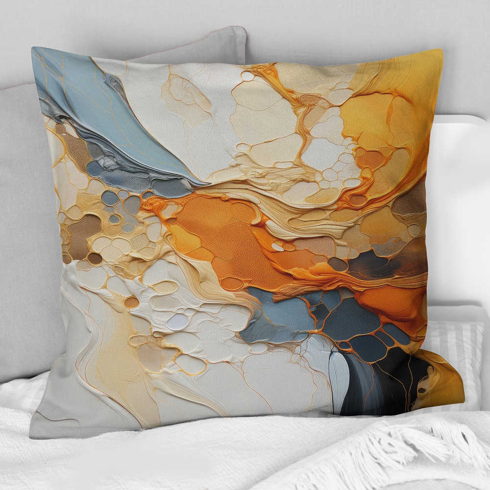 Throw pillows blue and yellow discount