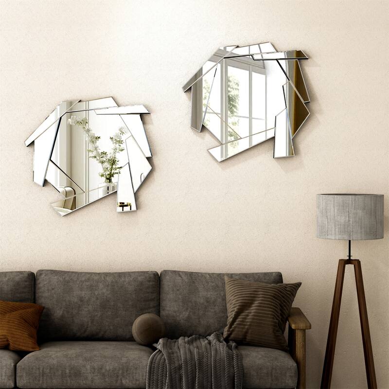 Modern Frameless Accent Wall Mirror