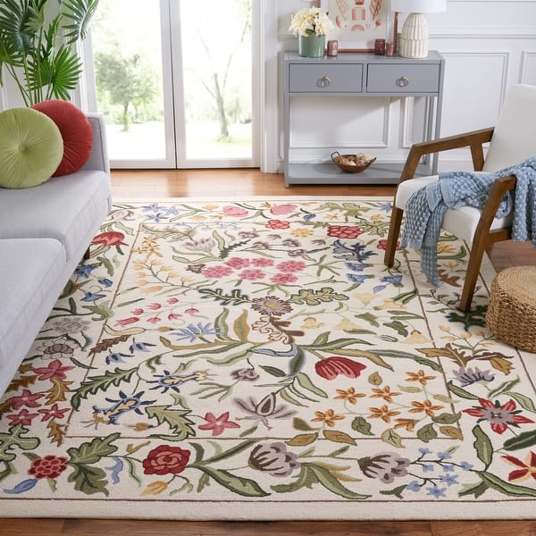 SAFAVIEH Handmade Chelsea Vukosava Oriental Wool Rug