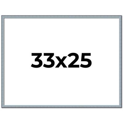 33x25 Frame Rustic Sky Blue Solid Wood Picture Frame | 0.75 Inch