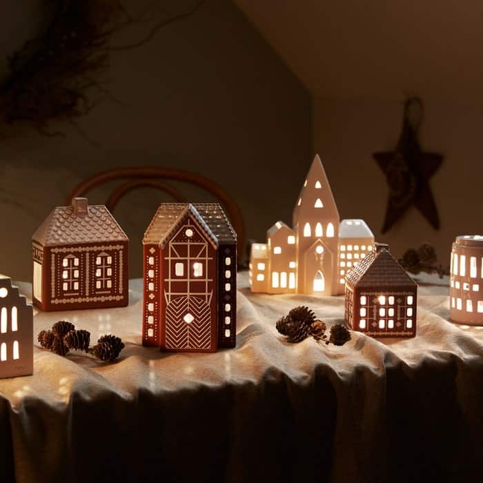 Kähler Gingerbread House, Brown