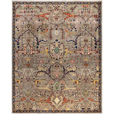 Serapi One-of-a-Kind Hand-Knotted Area Rug - Brown - 8' 0" x 9' 9"