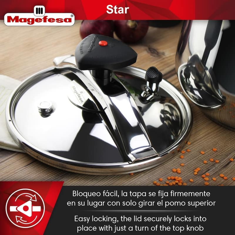 Magefesa Star Stainless Steel Pressure Cooker