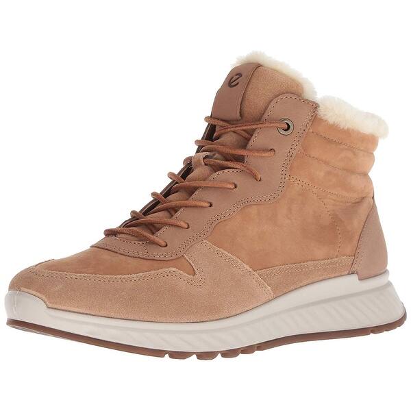 Shop Ecco Womens St 1 Leather Cap Toe Ankle Cold Weather Boots