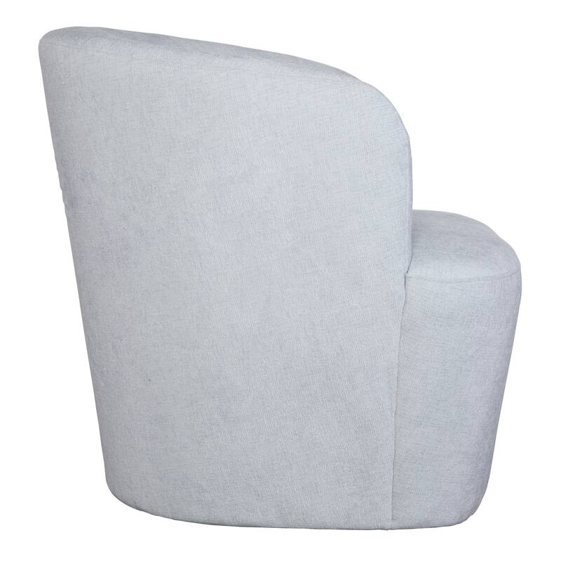 Uttermost Mist Barrel Swivel Chair - 30.5" H x 29" W x 30.25" D