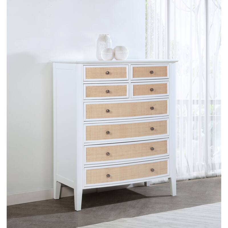 Bexhill 8-drawer Chest of Drawers White