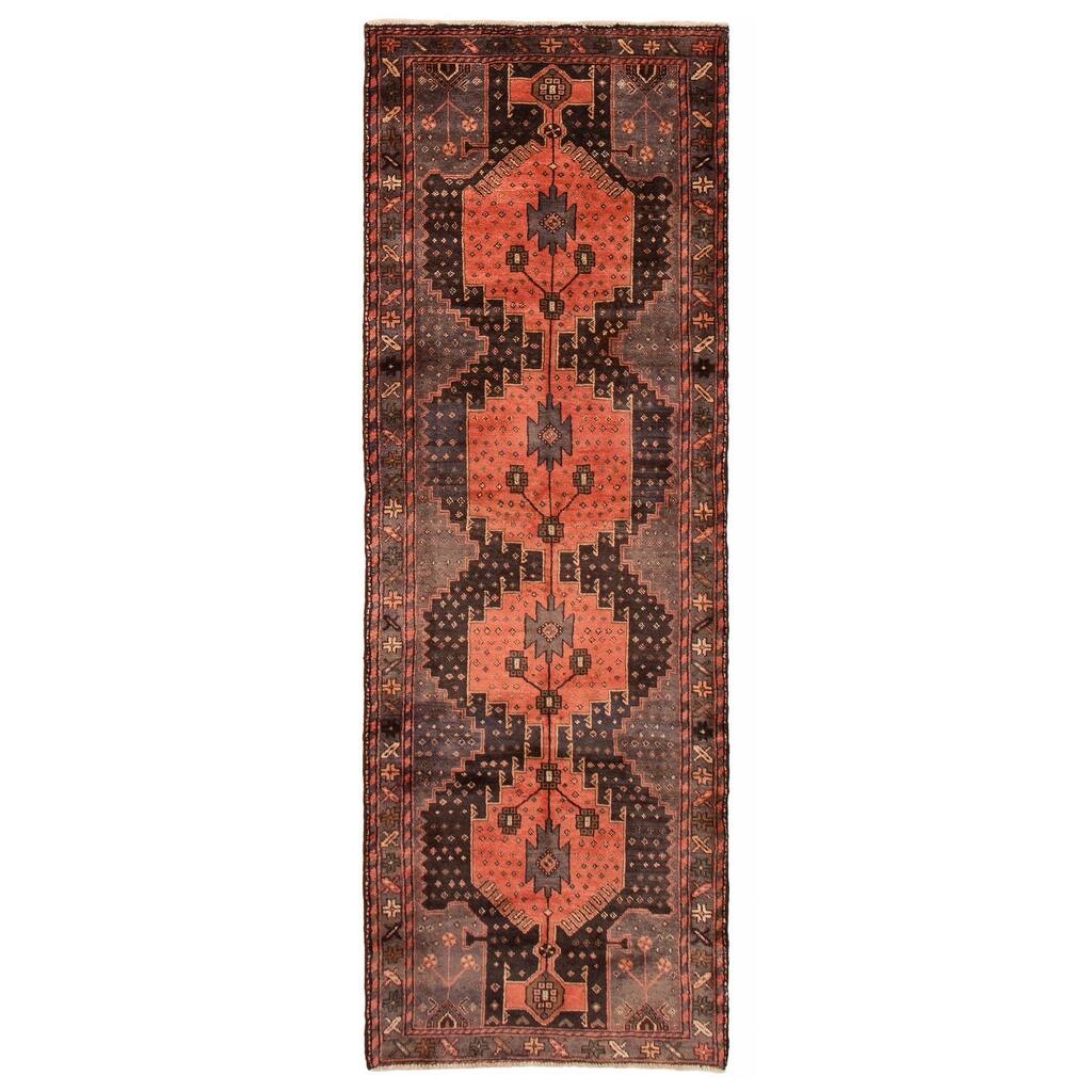 ECARPETGALLERY Hand-knotted Konya Anatolian Copper Wool Rug - 3'6 x 9'9