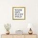 preview thumbnail 6 of 18, iCanvas "Wash-Dry-Fluff-Fold" by Jaxn Blvd.