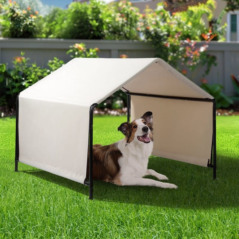 Pet Tent Pet Awning Waterproof UV Protection - Beige