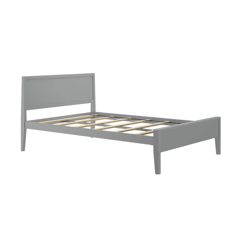 Max and Lily Full-Size Bed with Panel Headboard