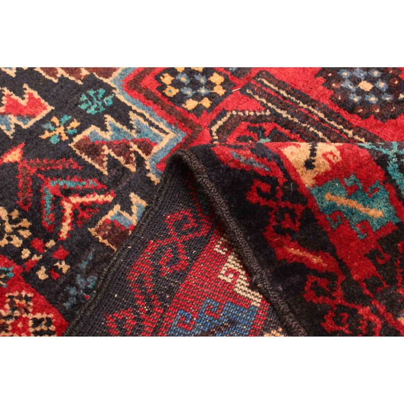 ECARPETGALLERY Hand-knotted Teimani Black Wool Rug - 3'6 x 6'2