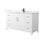 Option White / Giotto Quartz Top / Matte Black Hardware