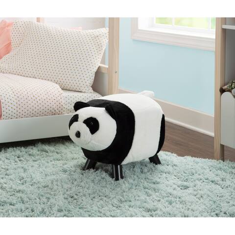 Pinkley Panda Bear Ottoman Stool