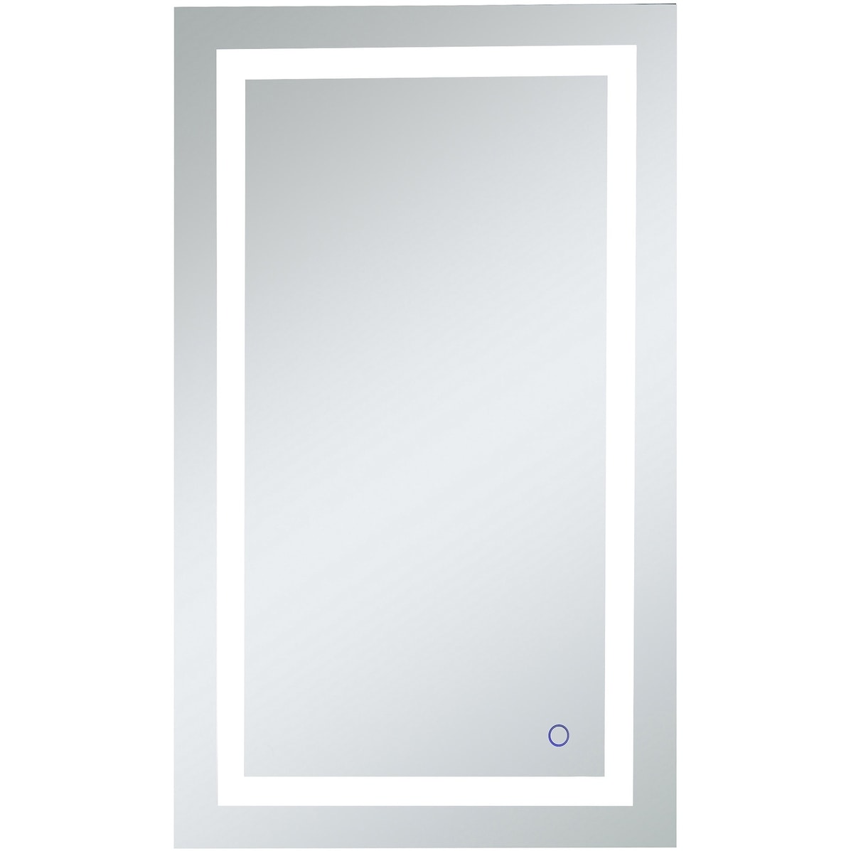 Elegant Lighting Helios 40" x 24" Rectangular Frameless Wall Mounted