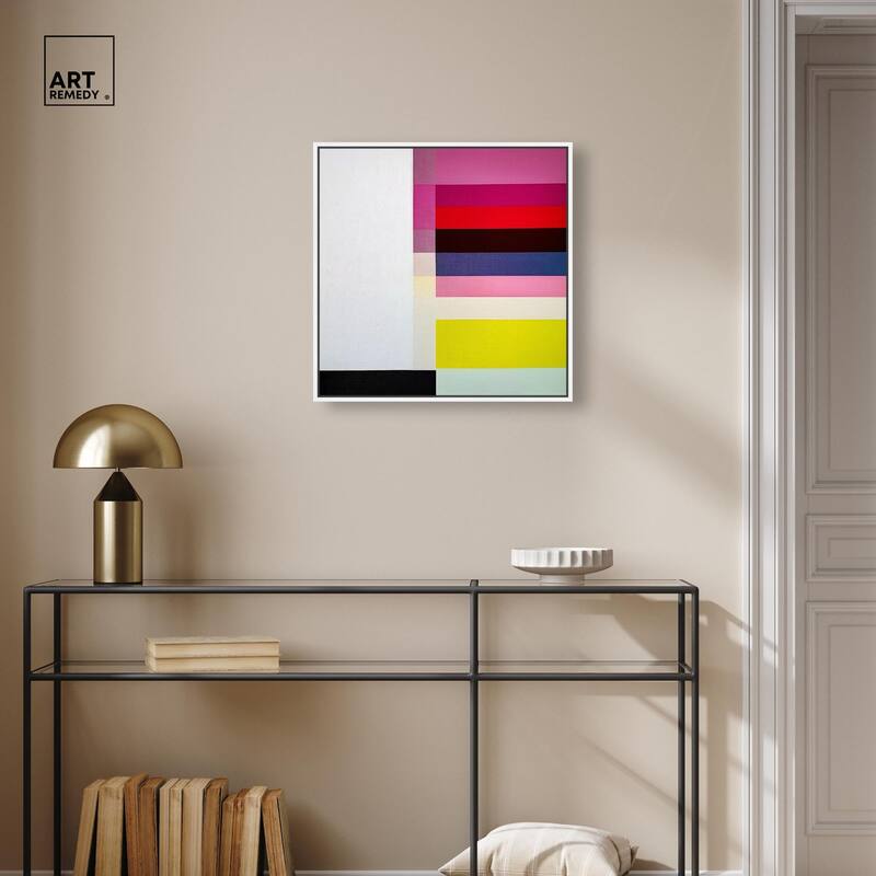 Quadratic Composition Canvas by Art Remedy