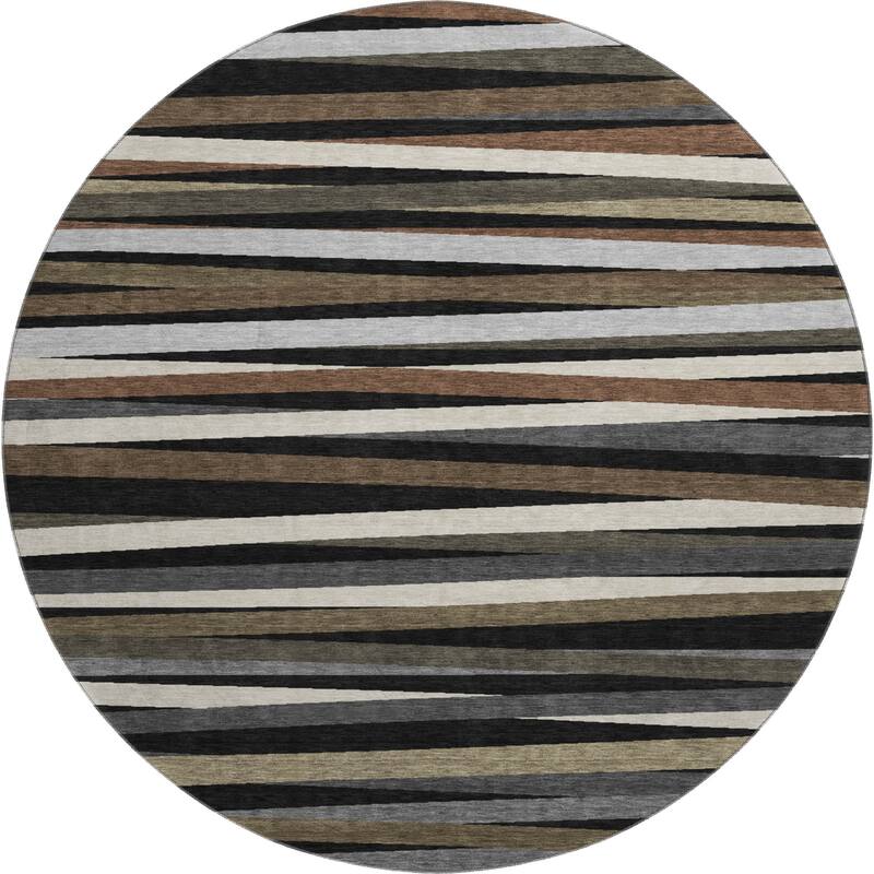 Premium Washable Super Soft Modern Stripes Mayfield Rug