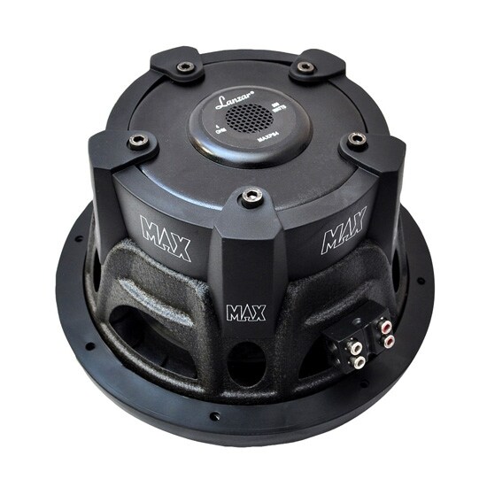 Lanzar 8 inch Car Subwoofer Speaker - Black Non-Pressed Paper Cone