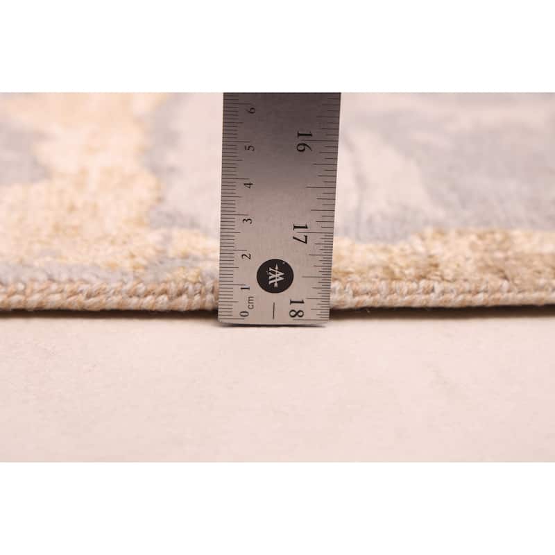 ECARPETGALLERY Hand-knotted Legacy Grey Silk, Wool Rug - 9'0 x 12'0