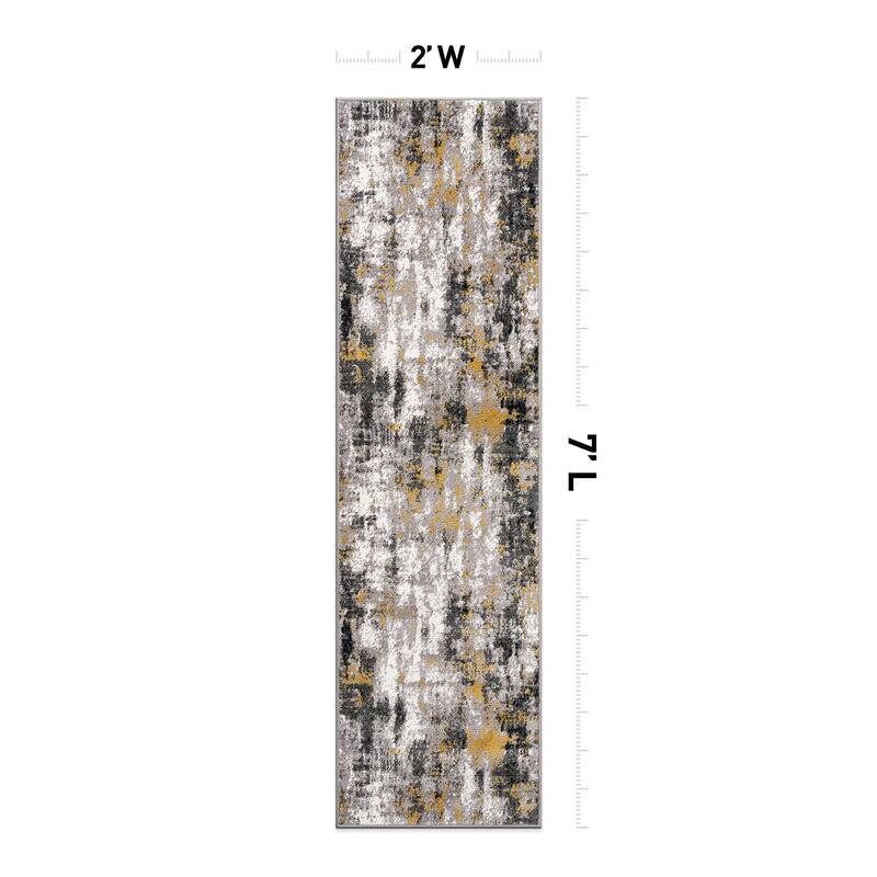 World Rug Gallery Tralee Modern Abstract Area Rug