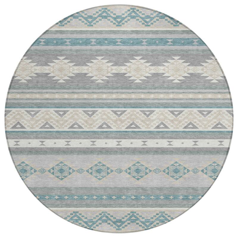 Machine Washable Indoor/ Outdoor Global Heston Chantille Rug